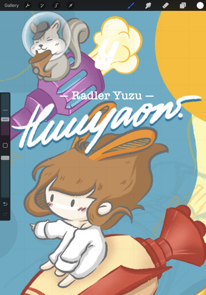 ☀️🅶🅼 &amp; 🅶🅽🌙
#WIP ลายสุดท้ายสำหรับเครื่องดื่มหมักล็อตแรกจากหูยาว #HYBrewProject Radler Beer เป็นเบียร์ผสมน้ำมะนาวที่ถูกคิดค้นขึ้นจากการผจญความร้อนและกระหาย แต่ตัวนี้หูยาวใช้ส้มยูสุแทน ฟินนนน... กว่าเดิม!!