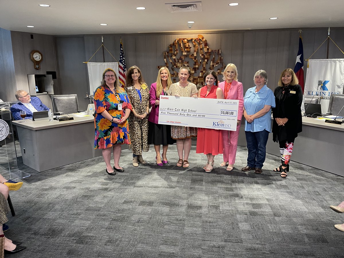 <a href="/MetzlerKISD/">Metzler Elementary</a> <a href="/KleinForest/">Klein Forest HS</a> <a href="/EppsIslandKISD/">Epps Island</a> <a href="/KleinProfLearn/">Klein Prof. Learning & Development</a> <a href="/LDSystemsUSA/">LD Systems</a> Congratulations to <a href="/KleinCain/">Klein Cain HS</a> for winning a grant for the Cain College Calculators! Thank you to the sponsor of this grant: Stantec!