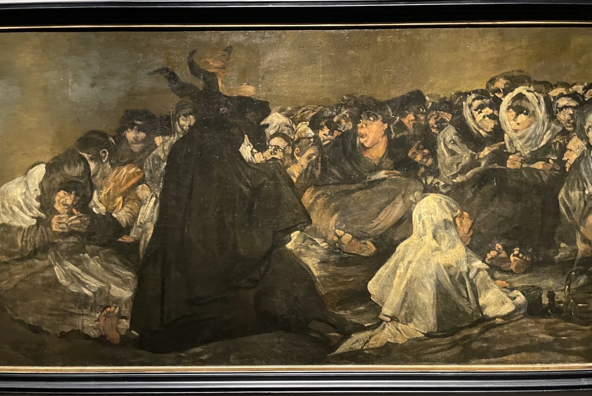 GOYA - Witches’ Sabbath or the Great He-Goat - Prado, Madrid https://t.co/h3Um1ymtFb