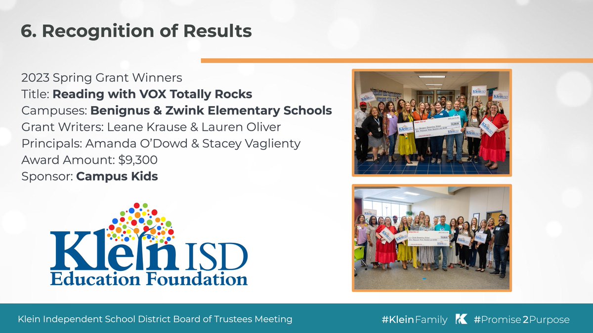 Klein ISD tweet media