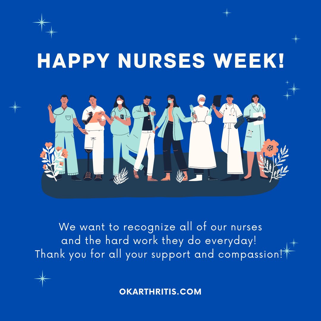 Happy Nurses Week! Our OAC nurses make a difference in the lives of our patients everyday. Thank you for your professionalism, expertise, and dedication.