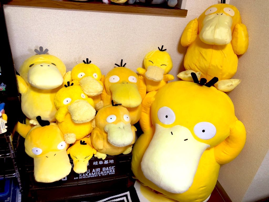 Sgt_Psyduck's tweet image. コダックの日ありがとう🐥
コダックが大好きになってからひたすらたくさんのコダックを集めました😂
年代によって顔が違ったりして面白いんだよね😆
過去に増田さんに自分コダックグッズを見て貰えた事があって1番の思い出です🤤💛
#コダックの日