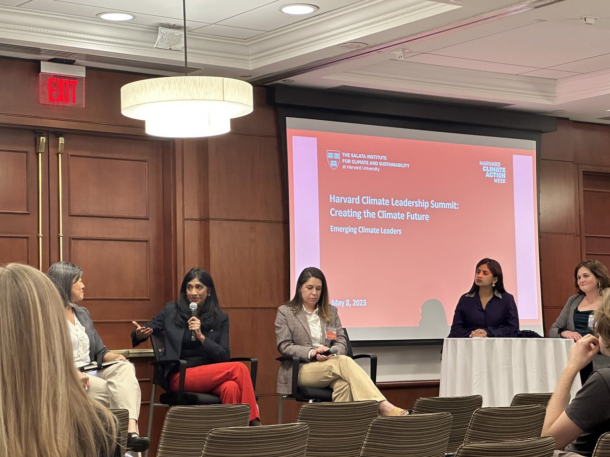 Thrilled to part of @Harvard’s first ever #HarvardClimateActionWeek. 

Today, I joined @ClaudiaDobles and @judyweiya for a panel discussion on 21st Century climate solutions. Great to share what our administration is doing to make Maryland a leader on climate.