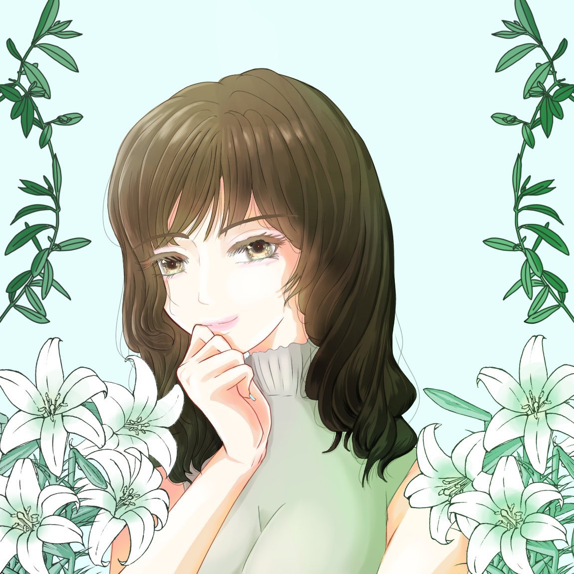 __kinatann's tweet photo. 素敵な絵書いて頂きました🩷🩷🩷
なめてゃちゃん♡@kaonamesan_sub 
ありがとうございます🥹🫶
アイコン書いてもらったの嬉しすぎる🩵 https://t.co/SgynPVvaRN