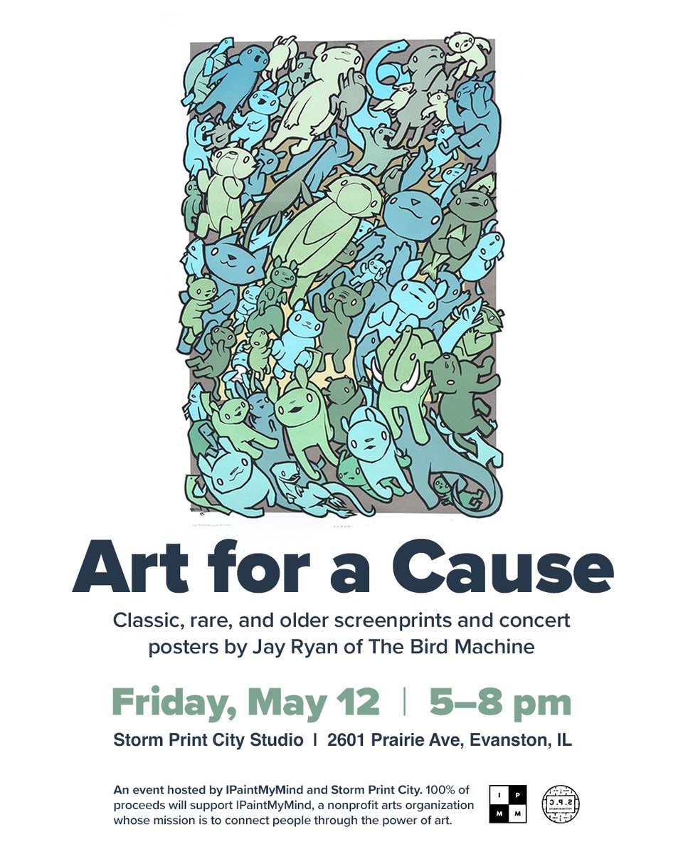 IPaintMyMind's tweet photo. Jay Ryan Art Sale, Fri May 12th - Evanston - https://t.co/YmGjBuqWcm https://t.co/4OAJbbdv3g