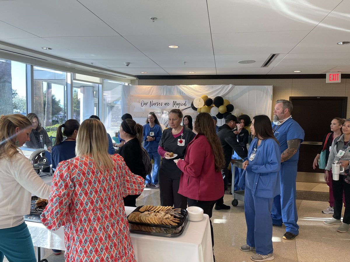 DeniseWocn's tweet photo. Celebrating Nurses Week at Loma Linda University Health-Murrieta with an amazing kickoff breakfast served by our Leadership team#nurse#leadership#nursesweek🎈 https://t.co/CqFQ5SSC1F