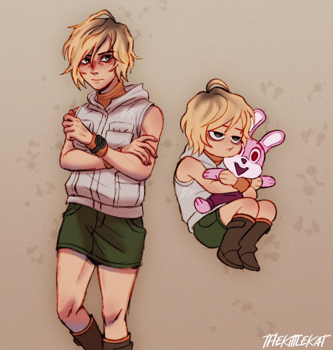 kittlekatussy's tweet image. Currently having Silent Hill brain rot
So have some old Cheryl Mason art✨