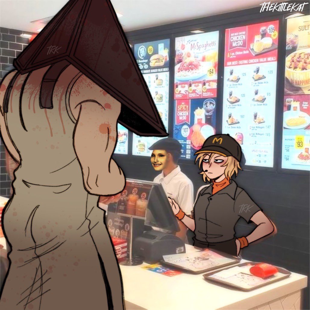 kittlekatussy's tweet image. Currently having Silent Hill brain rot
So have some old Cheryl Mason art✨