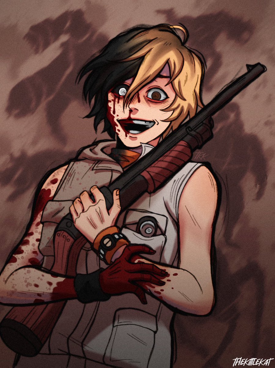 kittlekatussy's tweet image. Currently having Silent Hill brain rot
So have some old Cheryl Mason art✨