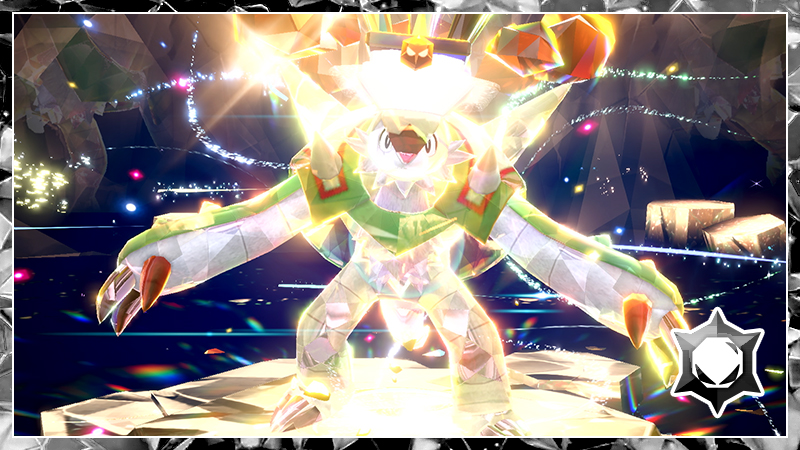 playpokemon's tweet photo. Chesnaught with the Mightiest Mark will be appearing in black crystal Tera Raid Battles throughout #PokemonScarletViolet later this week! Work together with friends to topple this powerful Tera Pokémon!

Find out more here ➡️https://t.co/n31meqr321 https://t.co/f663mEwLua