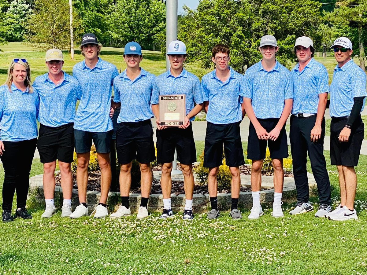 NSM wins the North 1 Sub-State Golf Tournament at Cross Creek in Cullman, earns spot in next week’s AHSAA Class 1A-2A Boys State Tournament.