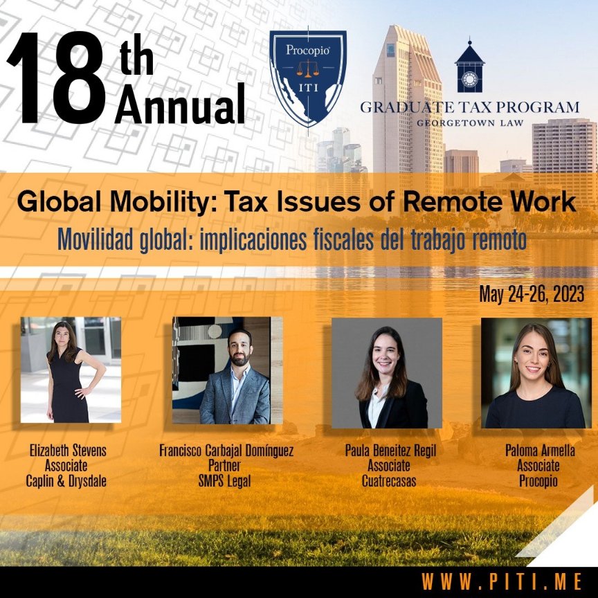 The Procopio International Tax Institute tweet media