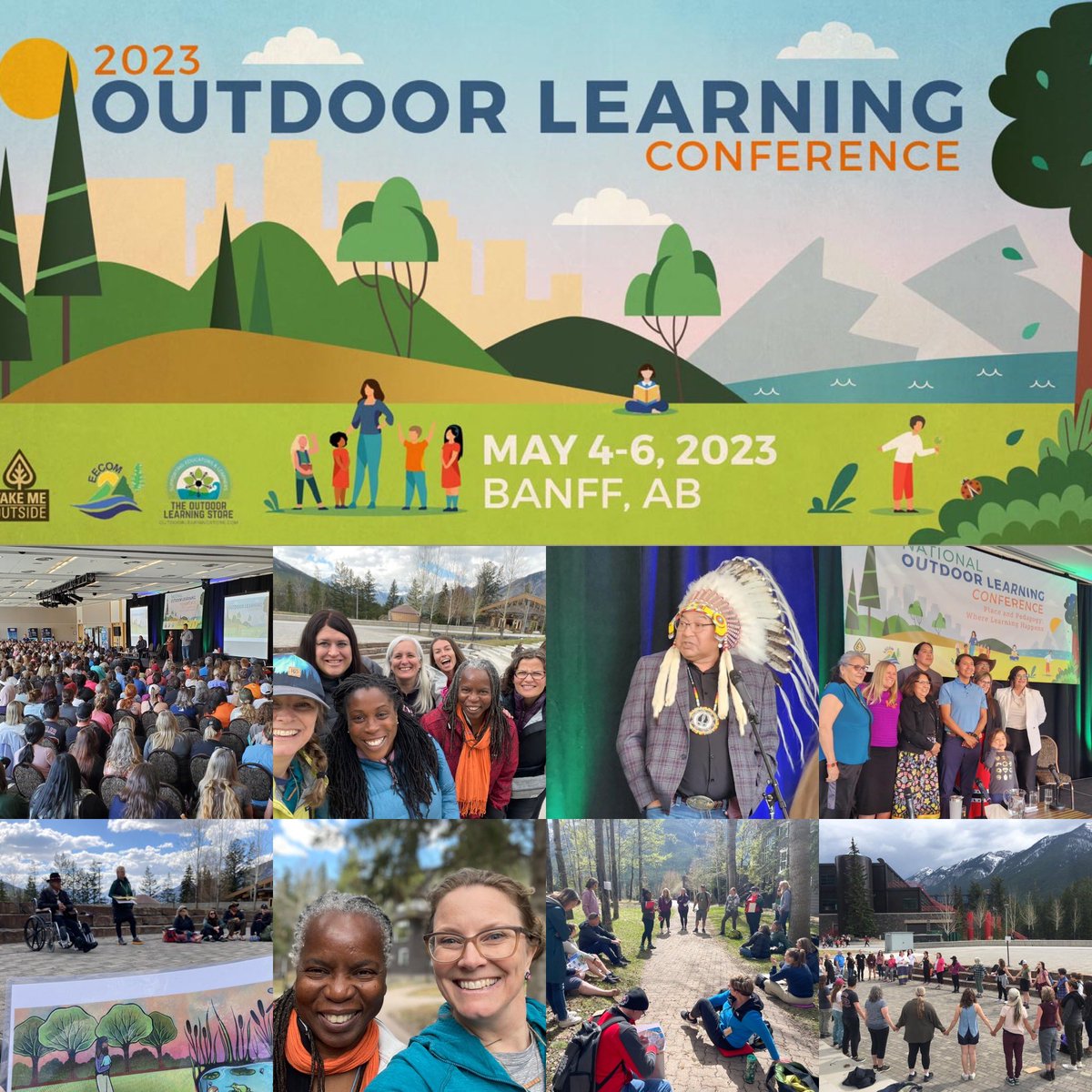 2023 Outdoor Learning Conference “Place &amp; Pedagogy: Where Learning Happens” focused on Indigenous Ways of Knowing, Health &amp; Wellbeing and Environmental &amp; Climate 🌏 Change Ed was🔥. Hats off to ❤️centred organizers, truth-telling panels &amp; Ted talks, and all outdoor workshops!