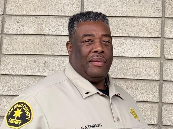 IBChamber's tweet photo. Welcome Lt Al Gathings Sheriff Dept Imperial Beach.  
Lt. Al Gathings has worked for the Sheriff's Department for almost 23 years.
He was promoted to the Rank of lieutenant in March of 2023. His first assignment as a lieutenant will be here at the Imperial Beach Sheriff's https://t.co/8SC8sq9bGE