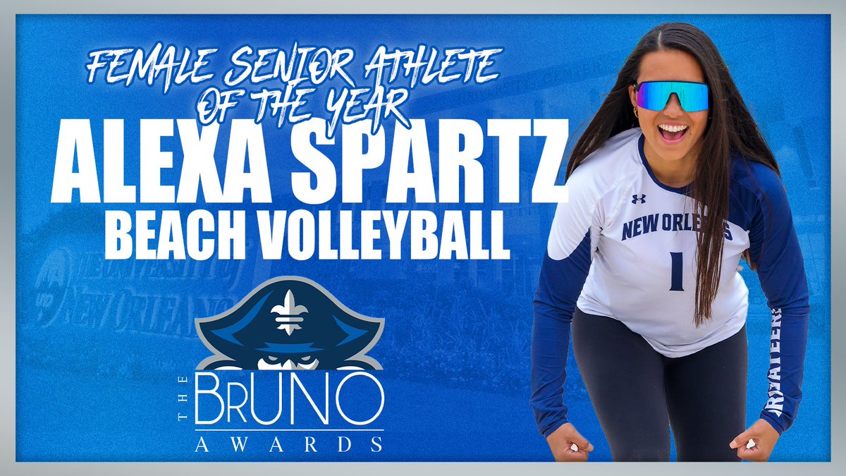 TOP FEMALE SENIOR ATHLETE OF THE YEAR ➡️ Alexa Spartz!

<a href="/PrivateersBeach/">Privateers Beach Volleyball</a>  X #BrUNOs23⭐️