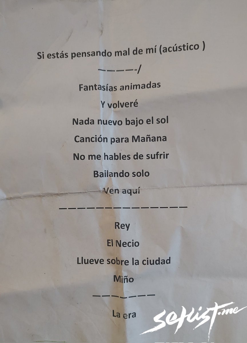 Setlist_me's tweet photo. #ColecciónSetlistme

Por fin pudimos conseguir el precioso #Setlist con el que @Los_Bunkers regresaron a Guadalajara con 2 SOLD OUT en el @teatrodiana el pasado 4 y 5 de mayo.  

Presentado por: @ApodacaGroup  y @guanamor https://t.co/OokhX56lmX