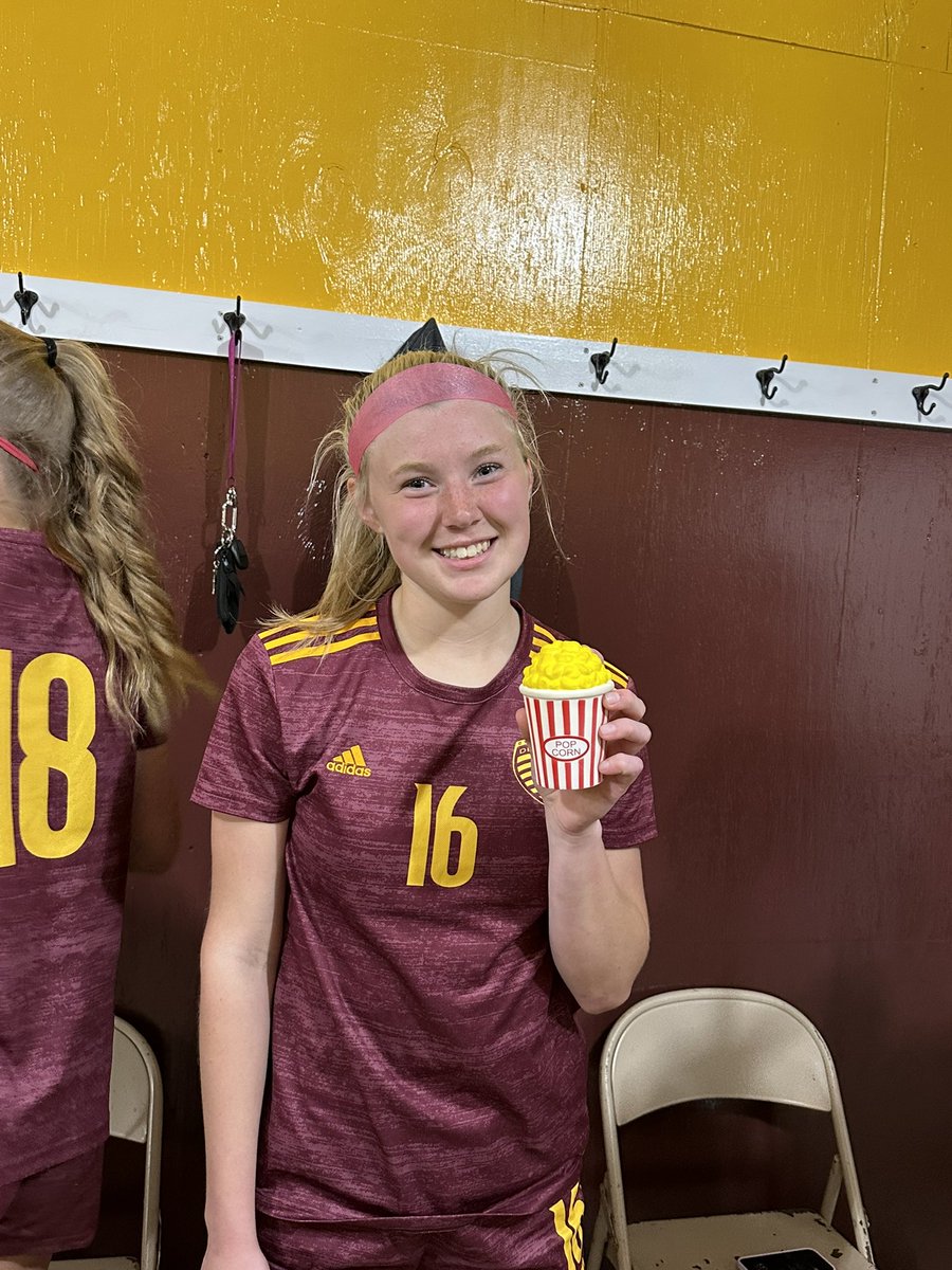 DenverGsoccer's tweet photo. Tonight’s player of the match, @MyiaRosecrans ! 🍿🌪️
Myia delivered a massive goal early in the first half off a set piece! https://t.co/qqwcJh6LBt