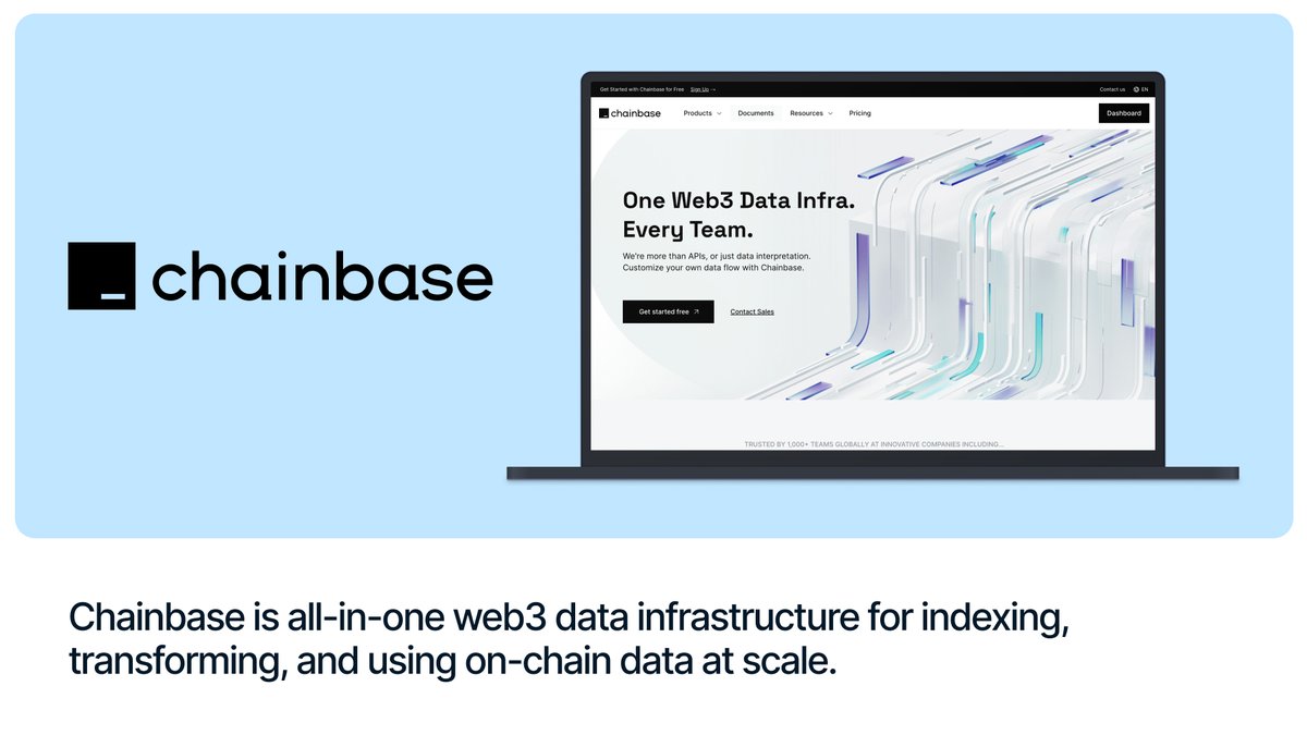 🛠️Every dev needs data. <a href="/ChainbaseHQ/">Chainbase (💜,💛)</a> offers open, real-time data infrastructure to streamline your development process and increase productivity.

The Sui Directory has a list of all their services: sui.directory

#BuildOnSui
