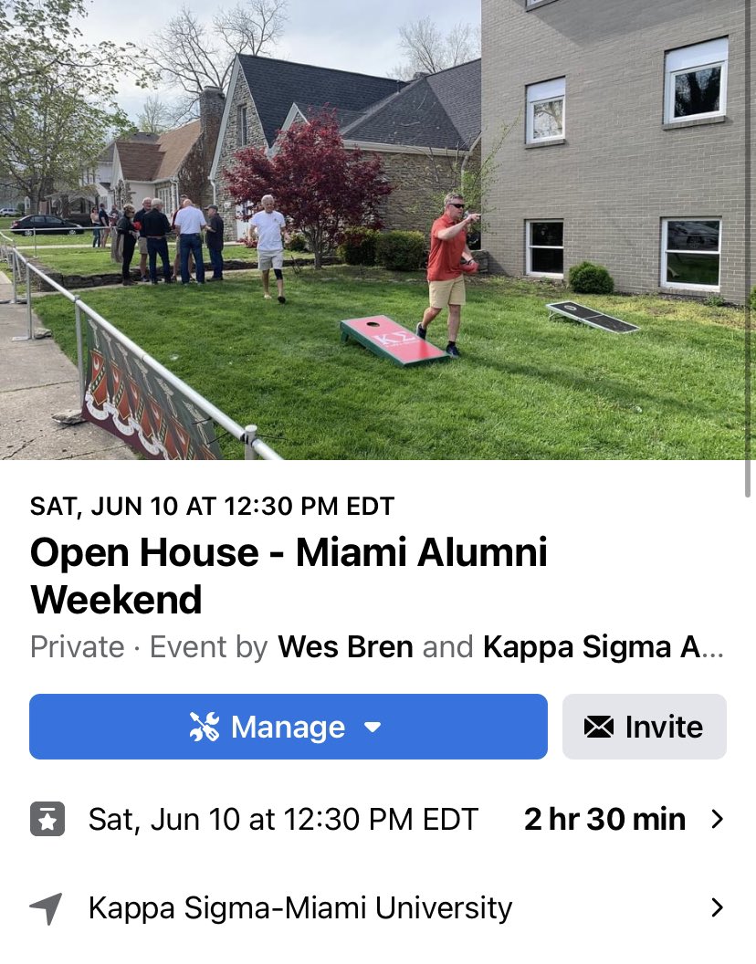 Kappa Sigma Brothers, if you are coming to Oxford June 10 for Alumni Weekend, please stop by! #AEKDB <a href="/KappaSig_MUohio/">Kappa Sigma Miami of Ohio</a> <a href="/MiamiAlum/">MUAA</a>