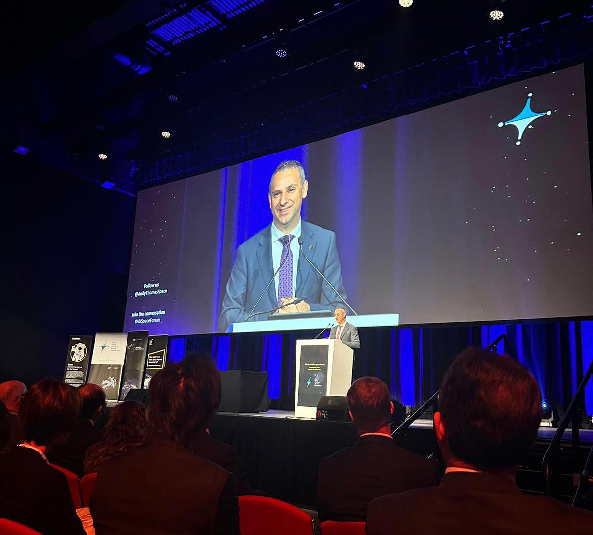 Fantastic to be back at the @AndyThomasSpace Foundation’s 15th Australian Space Forum. I took this opportunity to highlight the significance of 🇦🇺’s international space partnerships. It was made more special welcoming visitors from @JAXA_en including President Hiroshi Yamakawa.