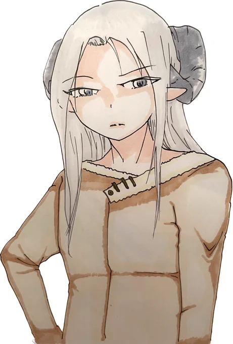 角×長髪はマイキャラ居たりしますw善き良き!