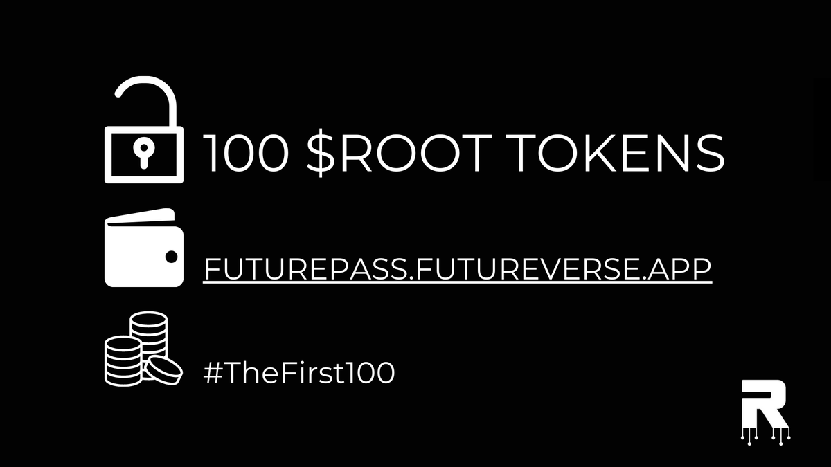 CryptoTendy's tweet photo. It’s official. $ROOT unlocked in my @futureverse
wallet. I am #TheFirst100.

@TheRootNetwork https://t.co/oNgIf8C4IW