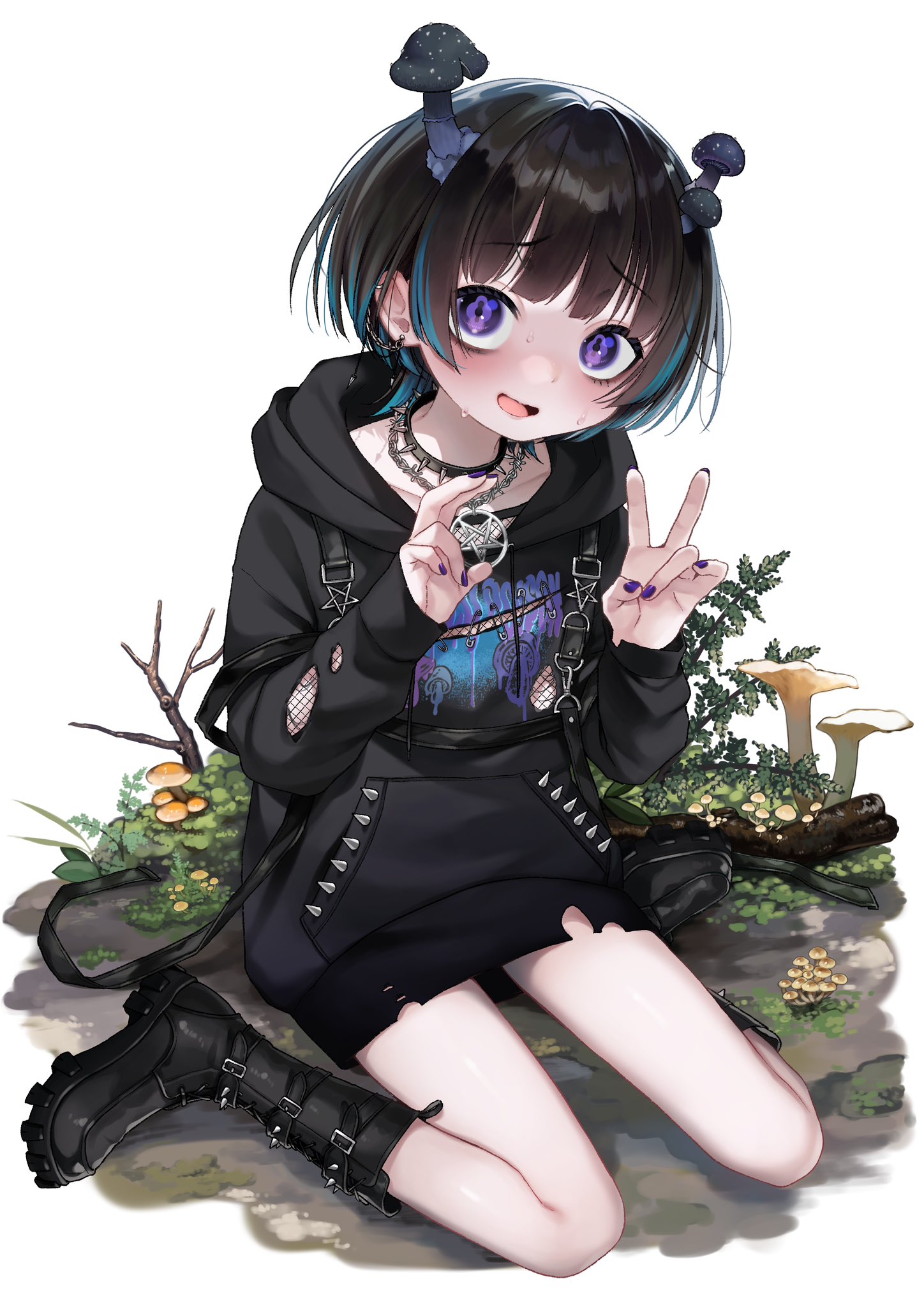 Amazon.co.jp: 猫たちと、きのこの森の夜絵画,夜空,星空,猫 Amazon.co.jp: 猫たちと、きのこの森の夜絵画,夜空,星空,猫