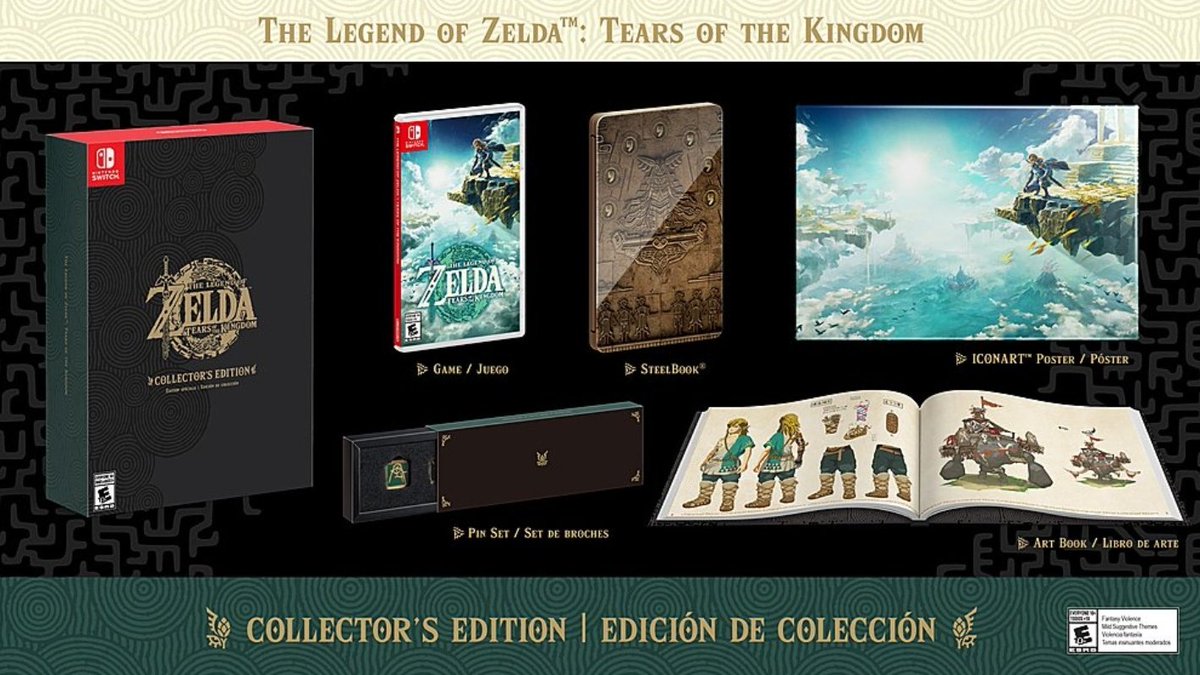 DealVibes's tweet photo. ICYDK ~ ⚔️The Legend of Zelda: Tears of the Kingdom releases on Friday (some other surprises may be in store as well)...

~CE PREORDER W'S~
Amazon:
https://t.co/78XiX4R5f7
Best Buy:
https://t.co/XpEHaJaZf2
Gamestop:
https://t.co/J0FZAyVsmV
Target:
https://t.co/nmxkWNR8p3 https://t.co/Bj1fE2DCet