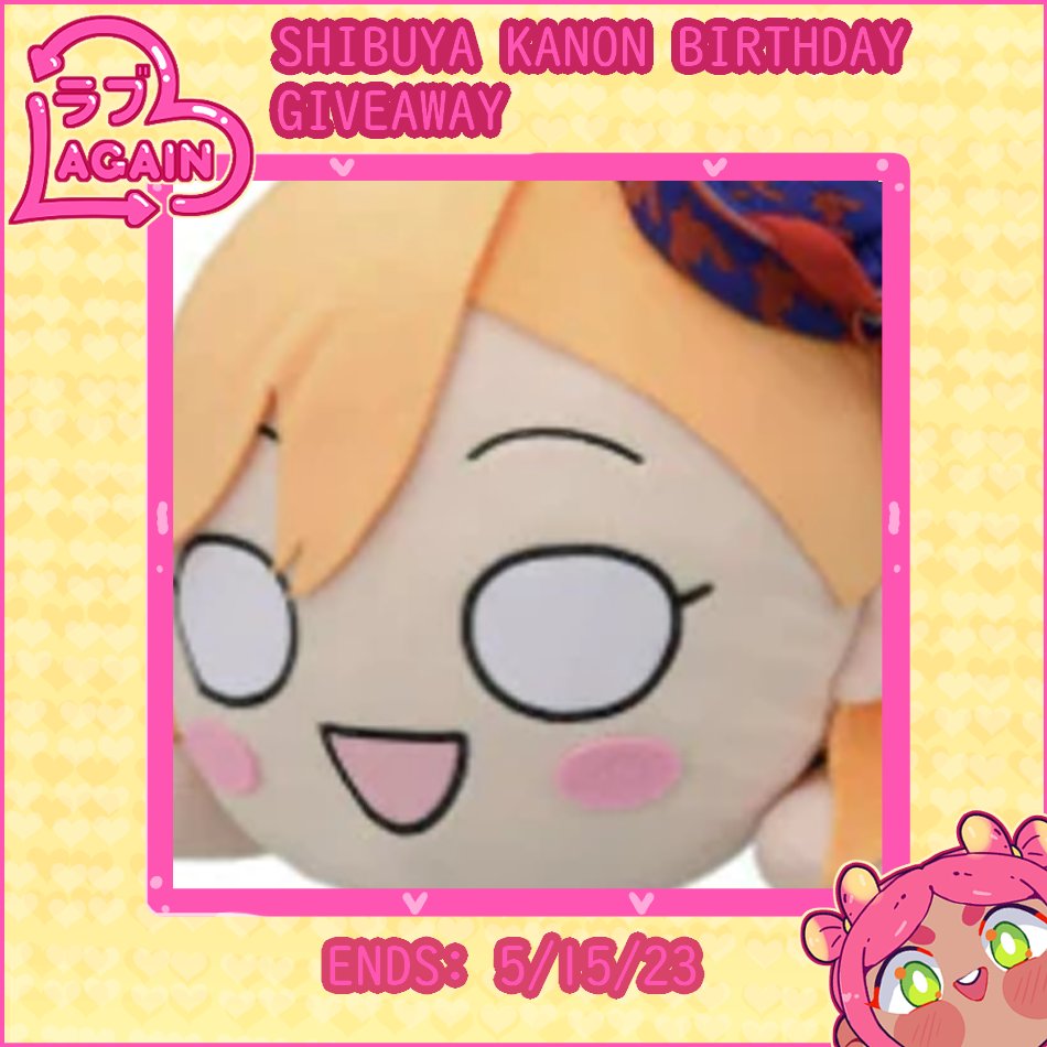 RABUAGAIN's tweet photo. 🎧SHIBUYA KANON BIRTHDAY GIVEAWAY🎧
🎧KANON START TRUE DREAMS MEJ🎧
TO ENTER:
🎧FOLLOW US + RT THIS POST
🎧OPTIONALLY, TAG A FRIEND FOR AN EXTRA ENTRY! 
🎧ENDS 5/15/23
🎧INTL OK
#lovelive #ラブライブ https://t.co/T4dYleNMpU