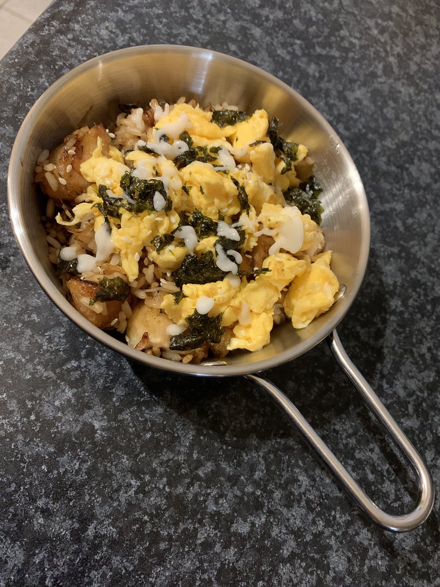 lidia_minetti's tweet photo. Missing Jinny’s Kitchen already so much so I thought Id make Chibap. So delicious had to have seconds, thank you for the recipe 😋 @BTSARMYKitchen #JinnysKitchen https://t.co/BKD3aIkAUE