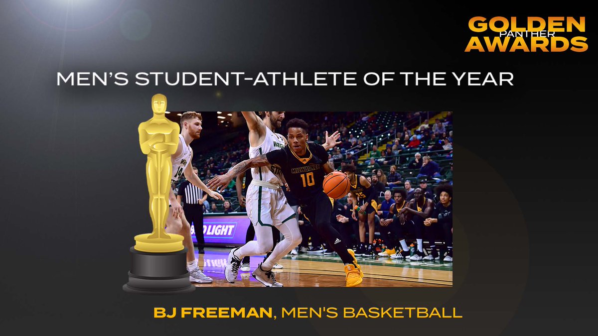 Our Men's Student-Athlete of the Year Award goes to BJ Freeman of <a href="/MKE_MBB/">Milwaukee Men's Basketball</a>!!

#UnitedWeRoar