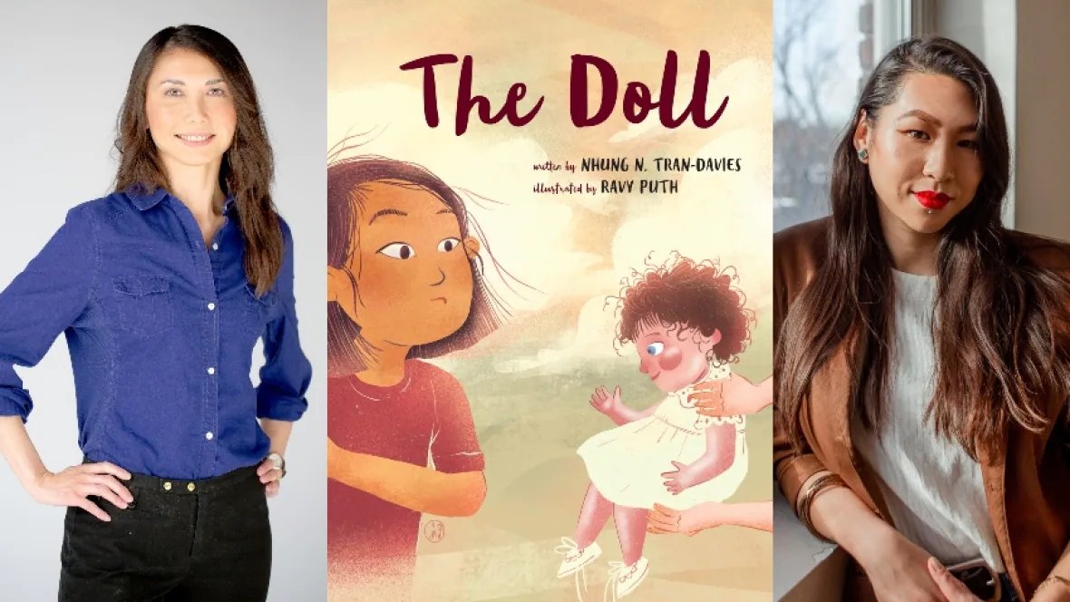 nhungtrandavies's tweet photo. Thank you so much @cbcbooks for including the picture book #TheDoll, illustrated by the incredible #RavyPuth on this 10 Canadian Books to Read for #AsianHeritageMonth. What an honour to be on the same list as these authors! @_secondstory https://t.co/Dd0eX64Wqc https://t.co/zMR9C2mnbN