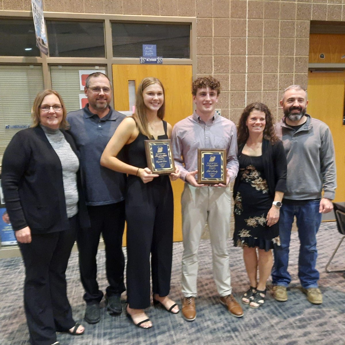 BHS Wrestling makes clean sweep of male and female athlete of the year! Way to go Seth Newby and Elizabeth Oster .... so proud of how you represent Bemidji athletics!