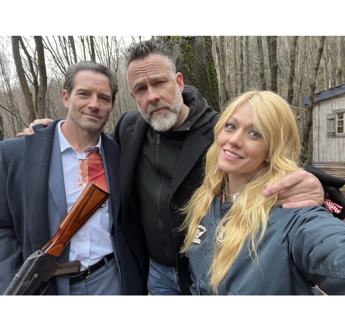 Kat_McNamara's tweet photo. So thrilled that the news about  AIR FORCE ONE DOWN is taking off! Stoked to share the screen with these fine folks! To put it plane-ly, I think we landed a great story. Thanks @deadline! 🦅🛫🏔️ 

@JamesBamford @IanBohen https://t.co/kq5cXahQDu