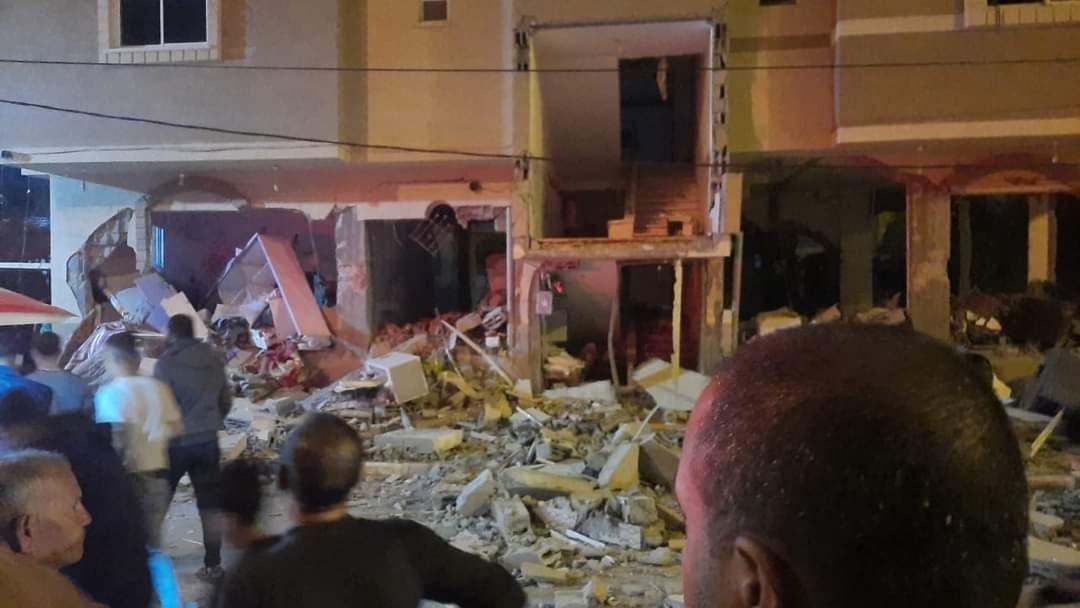 Israeli occupation warplanes targeted several Palestinian homes in central and southern besieged Gaza Strip, at least ten Palestinians including a woman were massacred and dozens injured.
