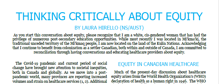 Cheryl Cameron (she/her) @cherylcookie.bsky.social (@cherylcookie21) on Twitter photo Article spotlight: Thinking critically about equity from <a href="/LHirello/">Laura (Cole) Hirello</a> in the annual Women in <a href="/CdnParamedicine/">Canadian Paramedicine</a> magazine - check it out online and open access at canadianparamedicine.ca/current-editioβ¦ Article spotlight: Thinking critically about equity from <a href="/LHirello/">Laura (Cole) Hirello</a> in the annual Women in <a href="/CdnParamedicine/">Canadian Paramedicine</a> magazine - check it out online and open access at canadianparamedicine.ca/current-editioβ¦