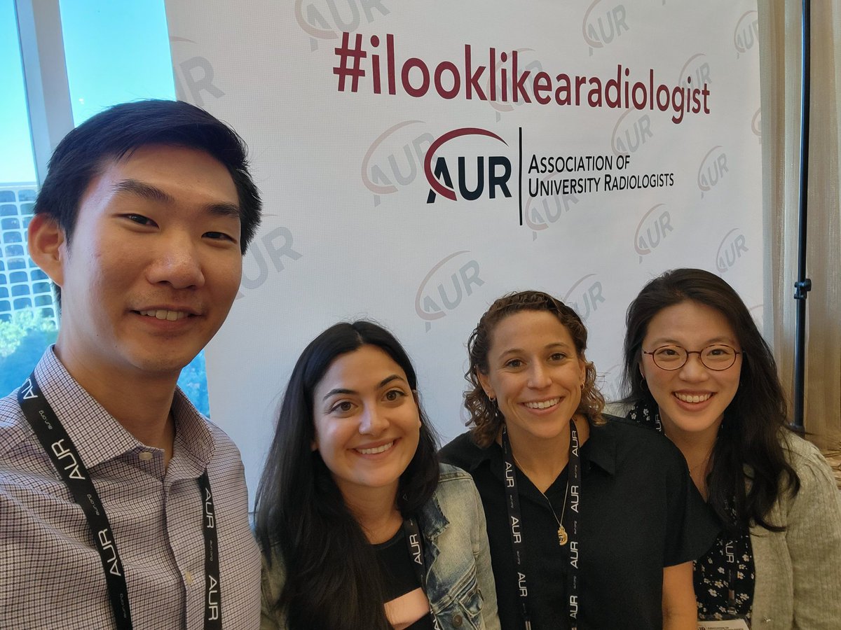 Our chiefs looked like radiologists at #AUR23! #ilooklikearadiologist