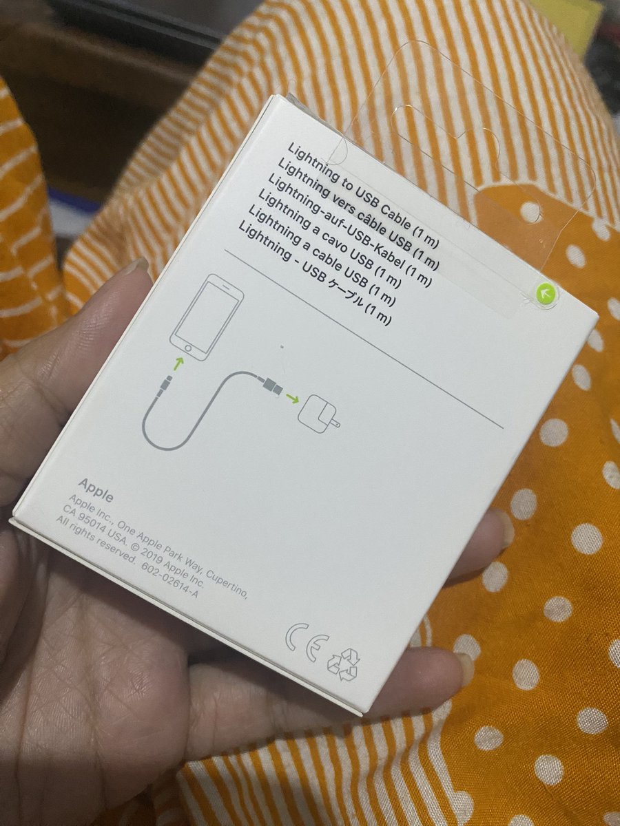 sumino the cangcinen on Twitter "WTS APPLE LIGHTNING TO USB CABLE (1 M