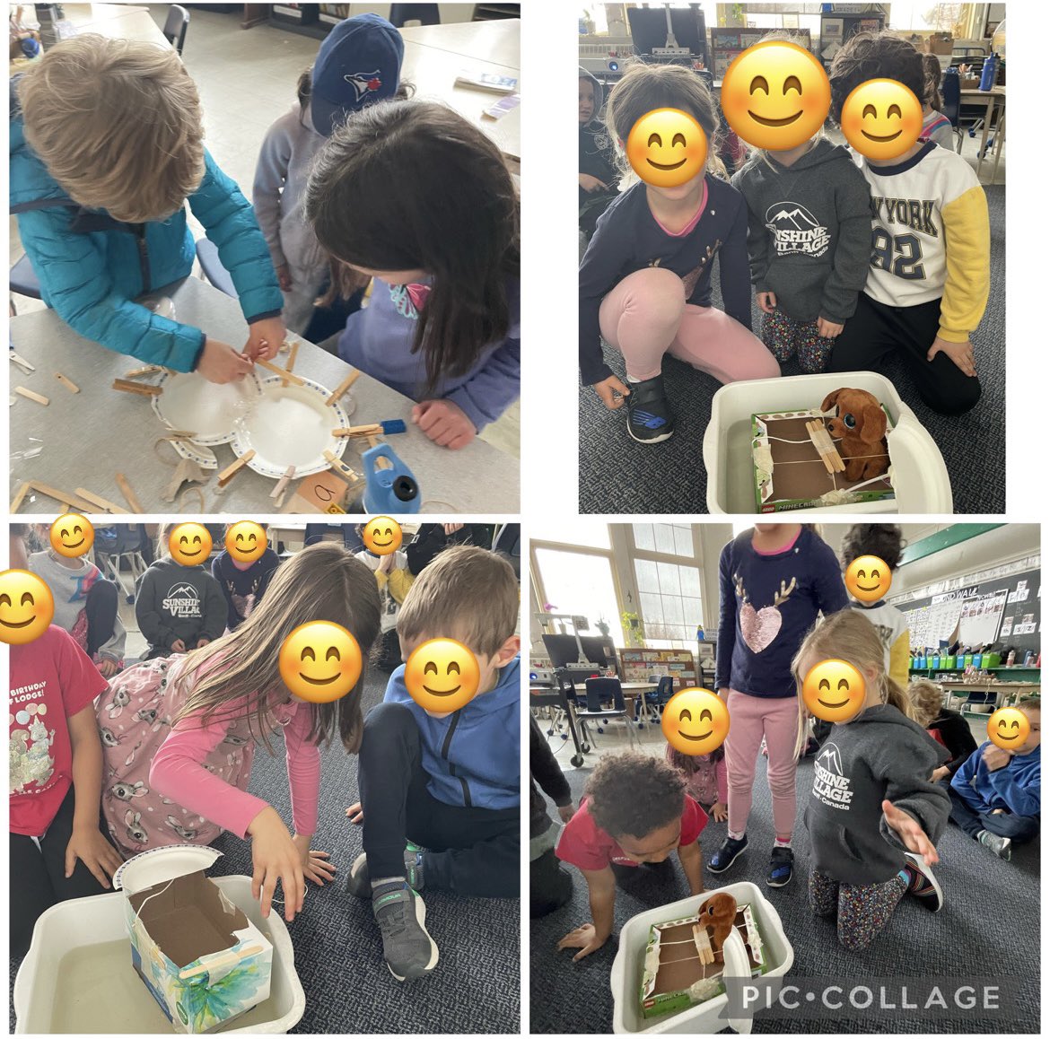 211Calderone's tweet photo. Building challenge 🛠️ - Build a boat or raft to support Digger the Dog for 30 seconds! We applied our knowledge of buoyancy and absorbency in our designs. https://t.co/K76UIn0IWm
