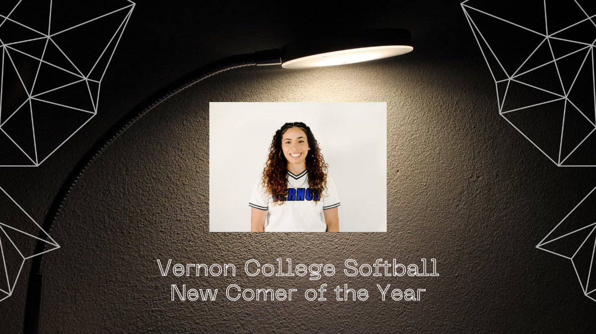 Vernon College New Comer of the Year 2023,  Jasmine Canales! Congratulations!!