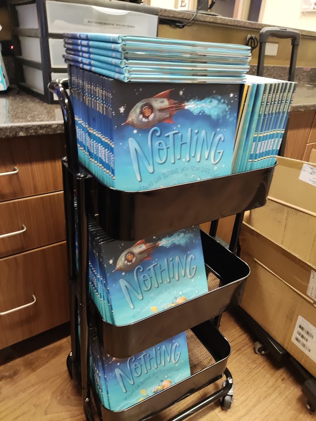 Spent yesterday morning sharing Nothing with the kids at St. Luke's and every family got to take a book home! 😍
<a href="/worthykidsbooks/">WorthyKids</a> 
#godslove #christianbooks #kidmin