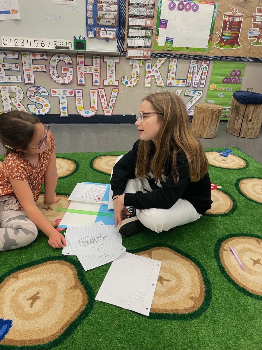 Great things can happen when our students work together....planning the outdoor learning space for our TK program. <a href="/psd401/">Peninsula S.D.</a>