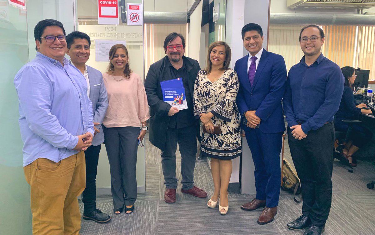 redmatriz's tweet photo. #OpenGovTour 2023: Reunión de trabajo con el gran equipo de la @SGP_PCM, para conversar sobre #GobiernoAbierto y la Política Nacional de Modernización de la Gestión Pública en Perú ¡Ahí vamos! #OpenGovWeek @opengovpart @GIGAPP @pcmperu #OpenGov https://t.co/35hGrMwfct