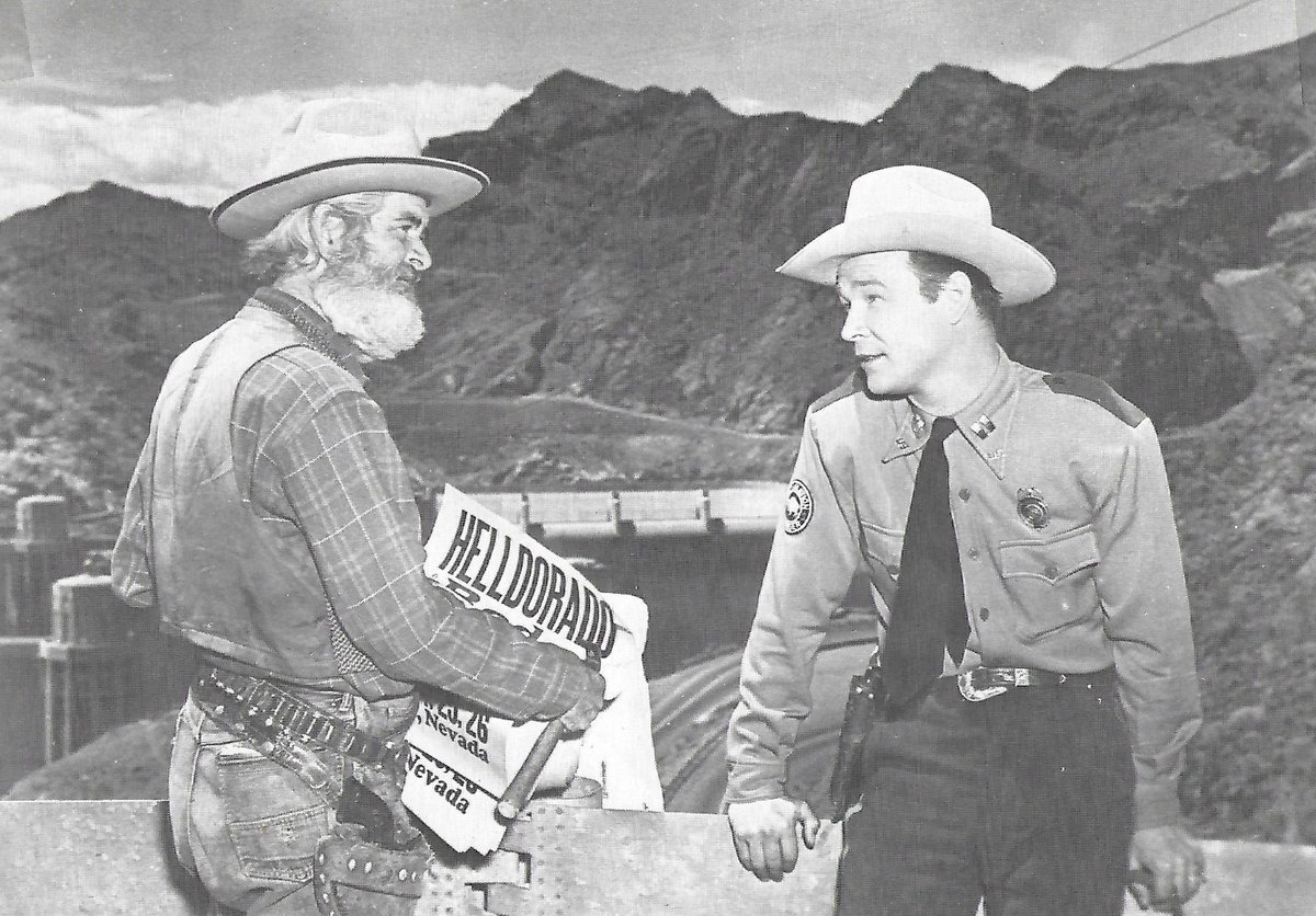_GrandPaD's tweet image. The #Helldorado Days were a big deal in #LasVegas. So big, Roy Rogers filmed a 1946 film "Heldorado" in #Vegas. They dropped the second "L" not because it was naughty...but because there had been a 1934 film called Helldorado. Look! Gabby Hayes!