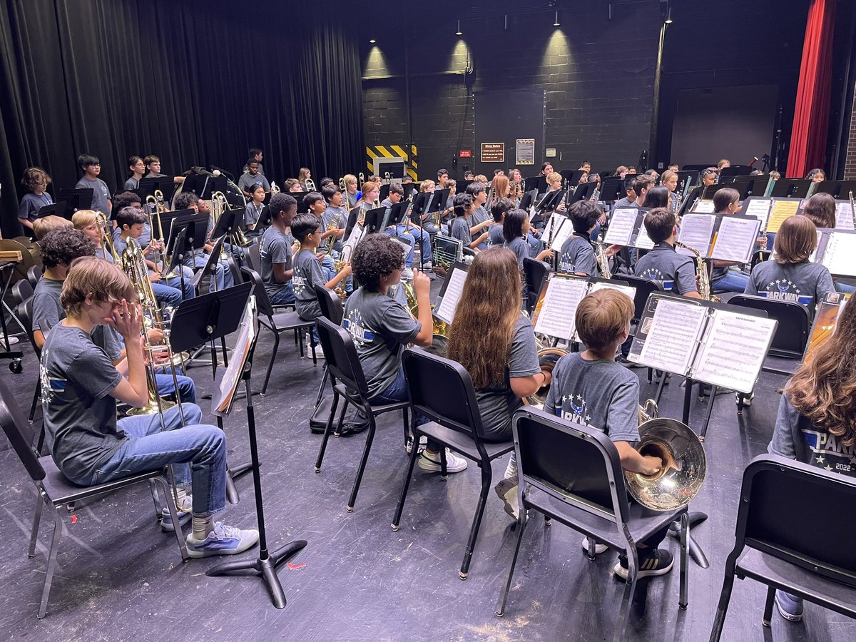 MPJHBandman's tweet photo. Great day at the Katy Klassic young band festival. Our beginners experienced their first contest and came home with a superior trophy! @IsraelHBand and I are extremely proud of these awesome kids!! @MPJHEagles https://t.co/fzfdqKI9jd
