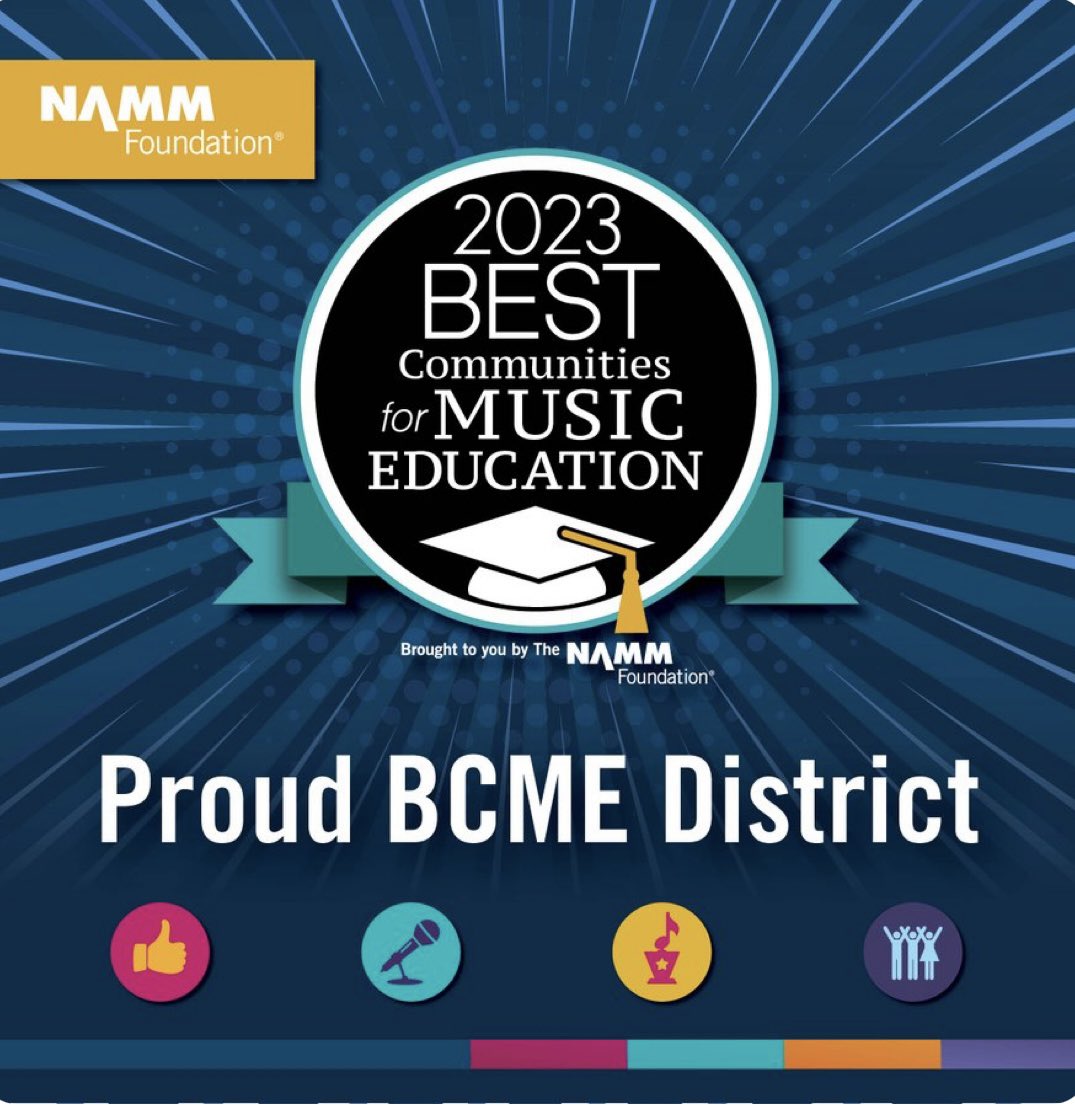 BeavertonSD's tweet photo. For the 2nd year in a row, BSD has been recognized by the National Association of Music Merchants Foundation (NAMM) as a "Best Community for Music Education.” Only three districts in Oregon received this award in 2023. 

#BSDtogether
#LetsBeExcellent https://t.co/BVGrFL40ak