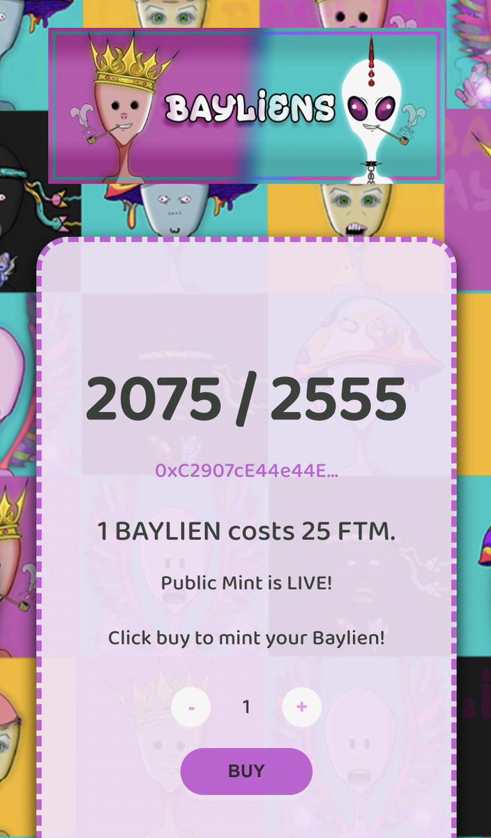 Less than 500 to go you say? 🛸👽🛸

$Bay $FTM $Equal #Fantom #Bayliens