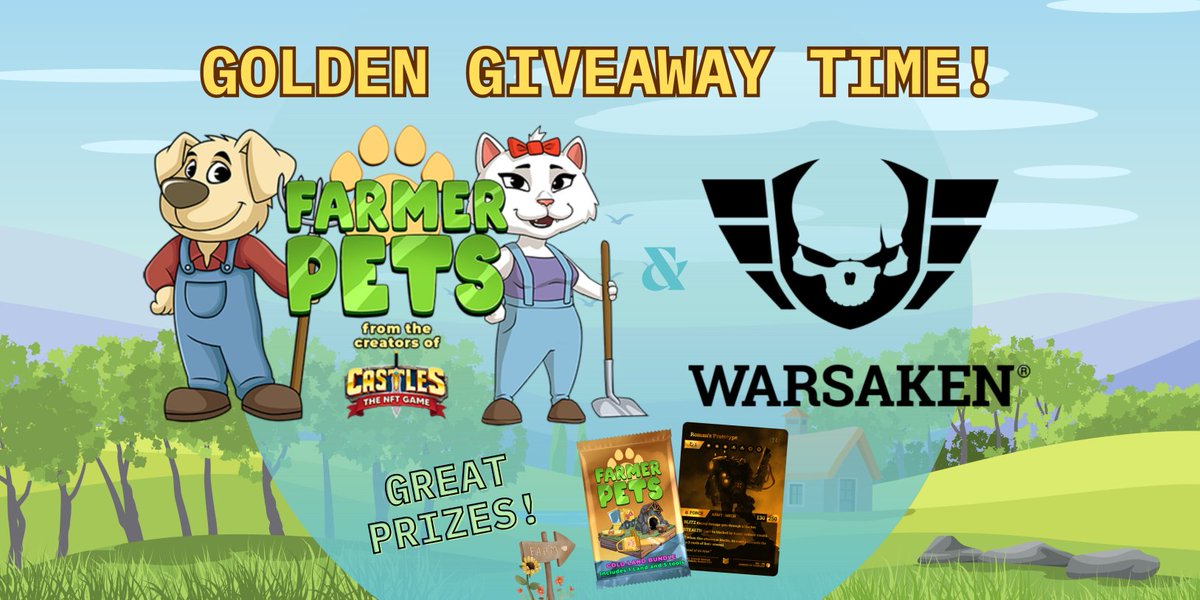 Farmer's Pet is doing another drop soon.

Be sure to get some #FREE chances at #FREEnfts 

From <a href="/farmerpets/">farmerpets</a> (Current Play to Earn Game. Same team as <a href="/castlesnft/">Castles NFT</a> from <a href="/MetasourceGames/">Metasource Games</a> 
Show some support to community members by following this link
wax.contest.bountyblok.io/contest/7f8c10…

#WAXNFT