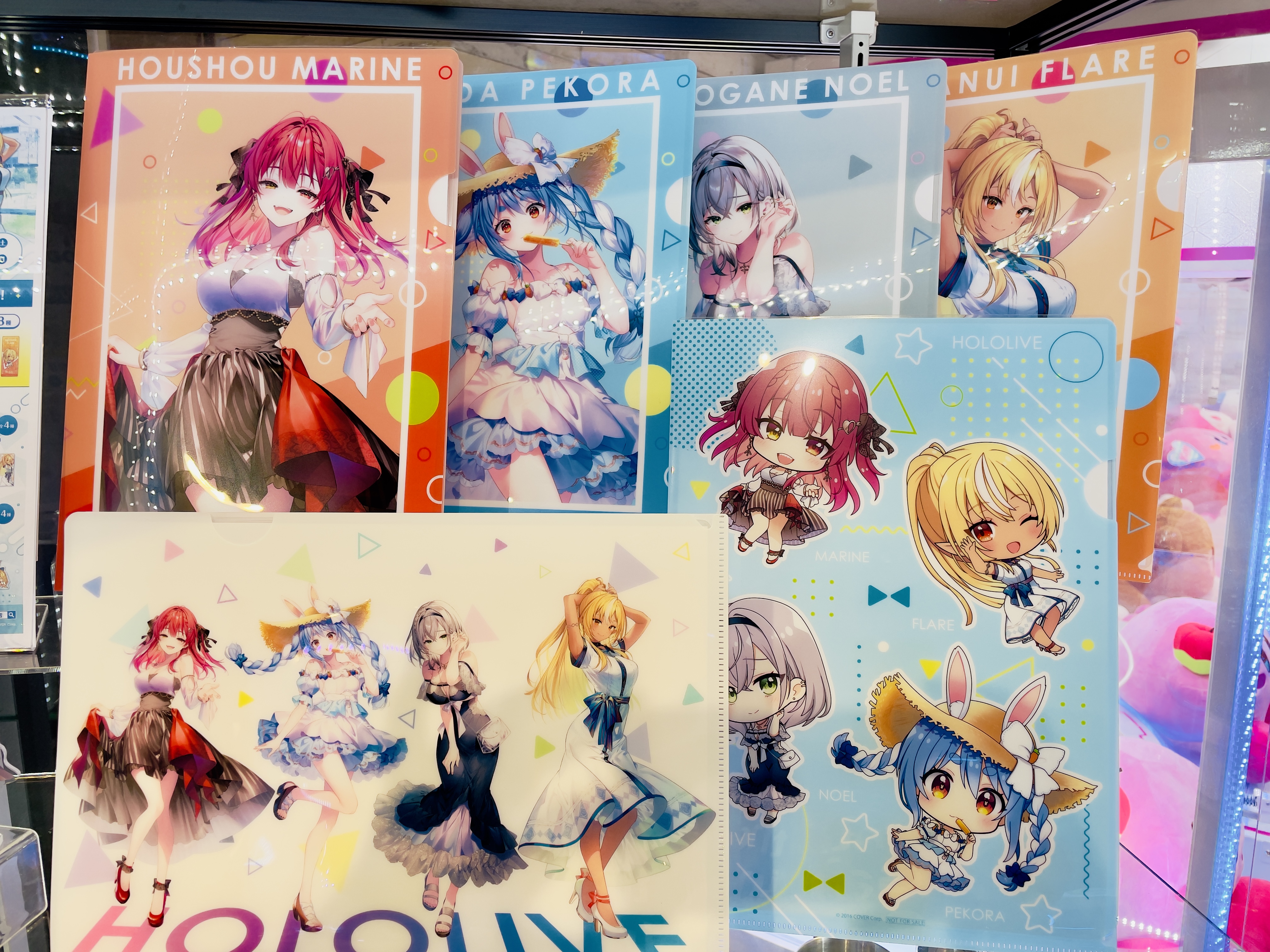 ホロライブ　クリアファイルセット　gigoコラボver GiGOグループのお店 公式 on X: 