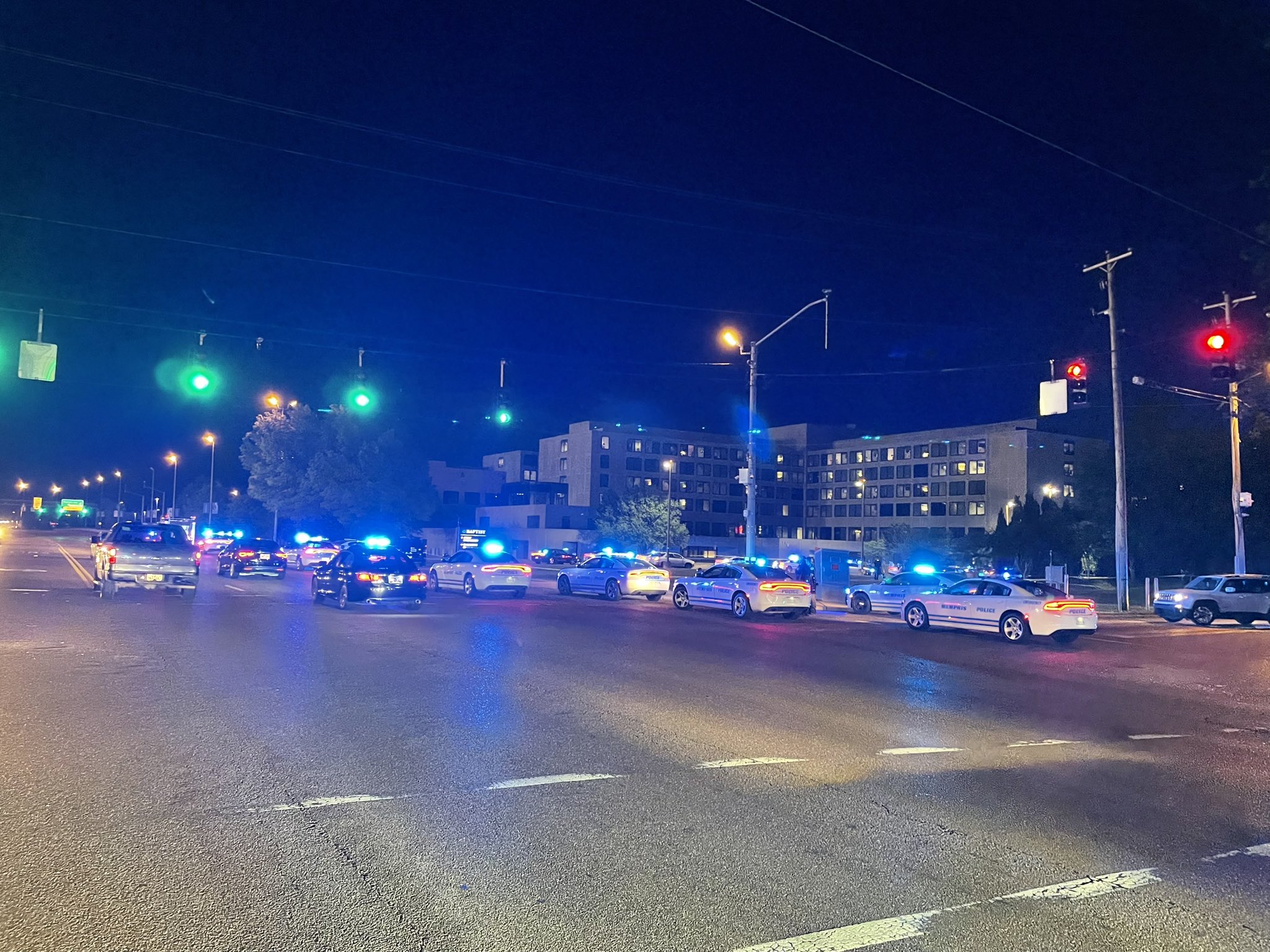 Tarvarious Haywood on Twitter "Large police presence Baptist Memorial